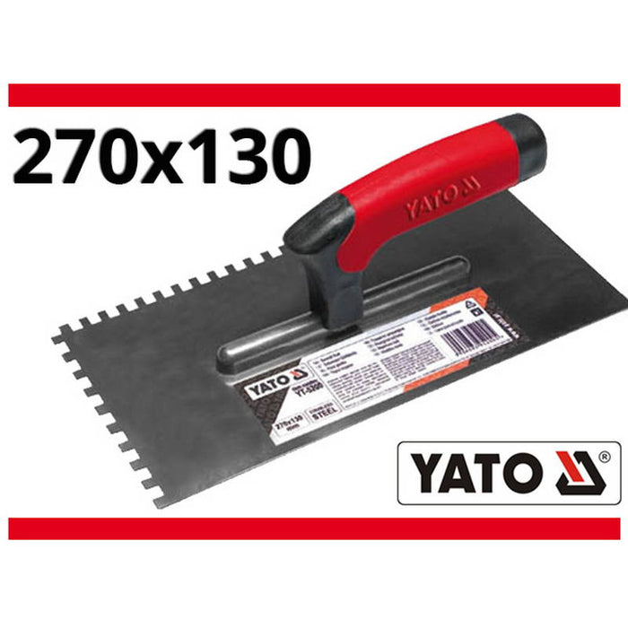 YATO YT-5203 Σπατουλαδόρος Πλακάδων Με Δόντι Dagiopoulos.gr