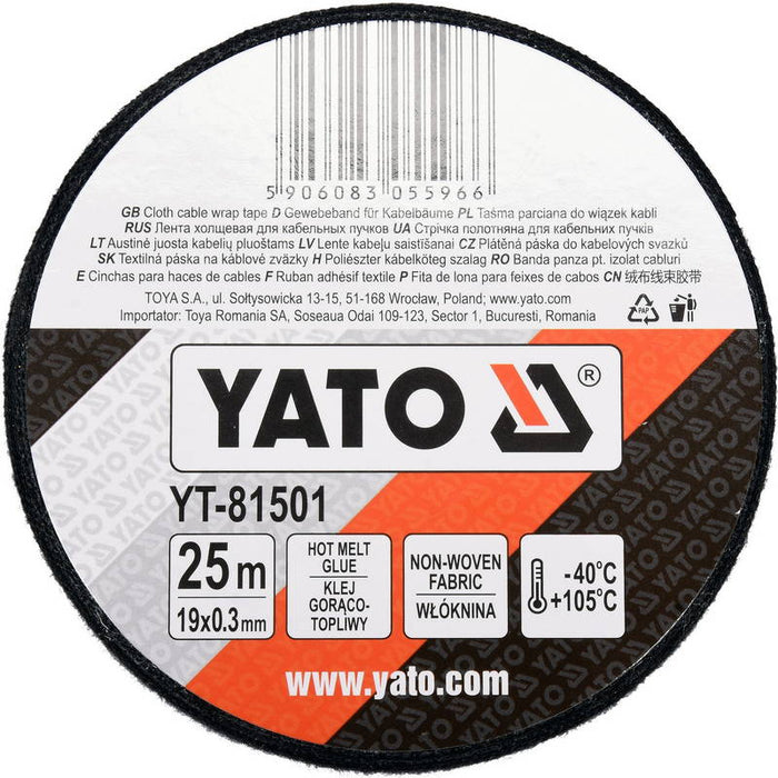 YATO YT-81501 Ταινία Υφασμάτινη Συγκέντρωσης Καλωδίων Dagiopoulos.gr