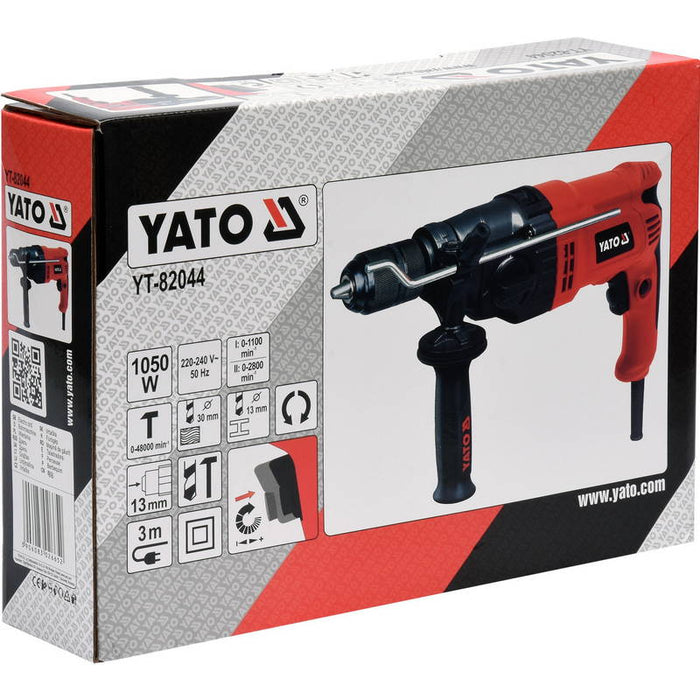 Yato YT-82044 Επαγγελματικό Κρουστικό Δράπανο 1050Watt Dagiopoulos