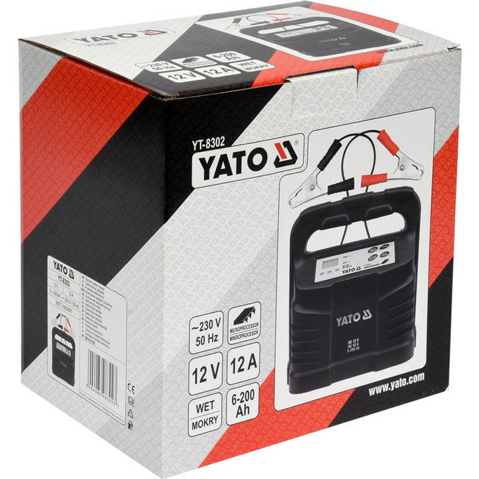 Yato YT-8302 Επαγγελματικός Φορτιστής Μπαταρίας 12V Dagiopoulos