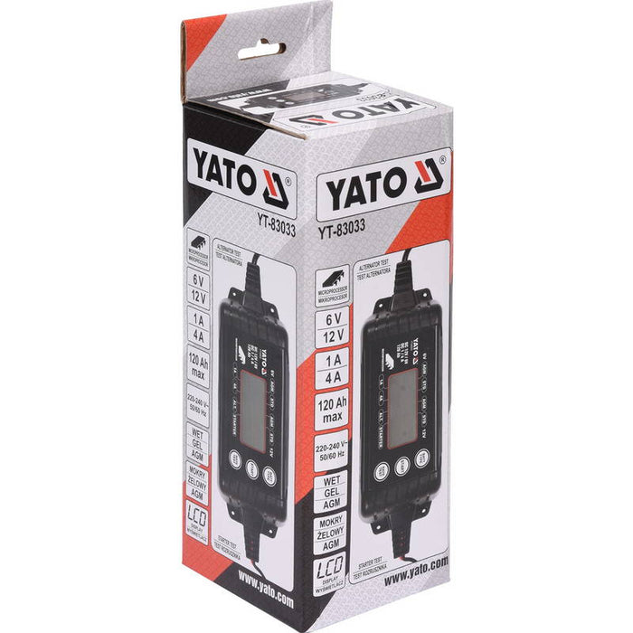 Yato YT-83033 Επαγγελματικός Φορτιστής Μπαταρίας 6V/12V Dagiopoulos