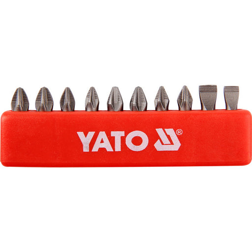 Yato YT-0482 Επαγγελματικές Μύτες 25mm Set 10 Τεμαχίων