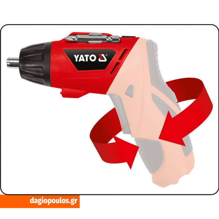 Yato YT-82760 Κατσαβίδι Μπαταρίας Επαναφορτιζόμενο 3.6V 1300mAh Dagiopoulos
