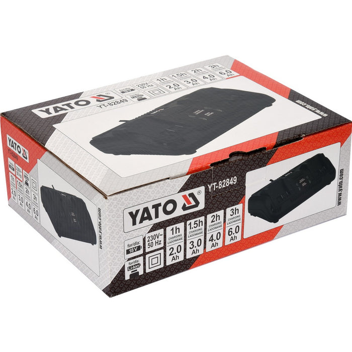Yato YT-82849 Φορτιστής Διπλός Li-Ion 18V Dagiopoulos