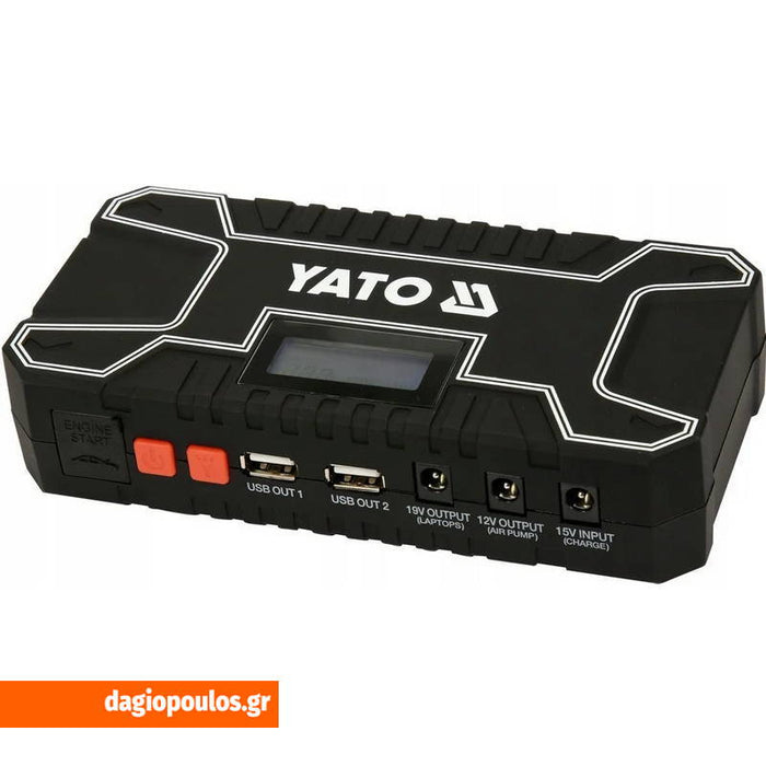 Yato YT-83082 Εκκινητής Μπαταρίας Αυτοκινήτου & Φορτιστής 10000mAh Dagiopoulos