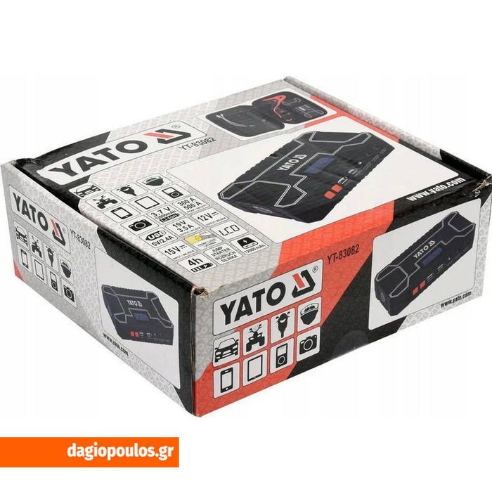 Yato YT-83082 Εκκινητής Μπαταρίας Αυτοκινήτου & Φορτιστής 10000mAh