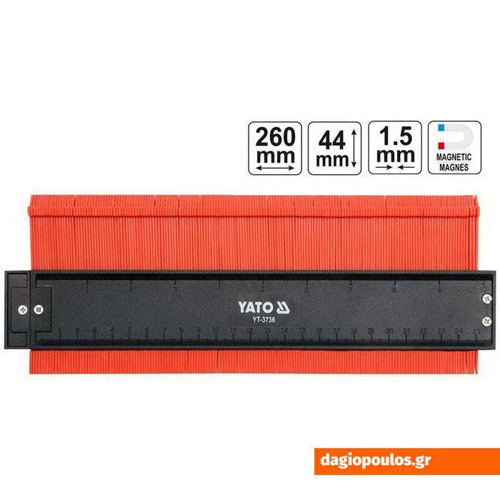 YATO YT-3736  Παντογράφος Εργαλείο Αντιγραφής Αποτύπωσης & Μεταφοράς Σχεδίου & Περιγράμματος 260mm | Dagiopoulos.gr