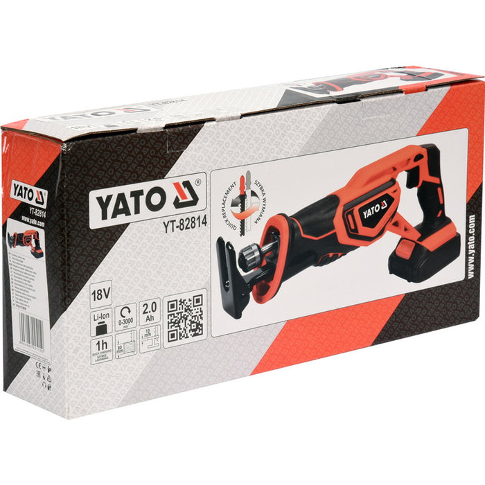 Yato YT-82814 Σπαθοσέγα Μπαταρίας
