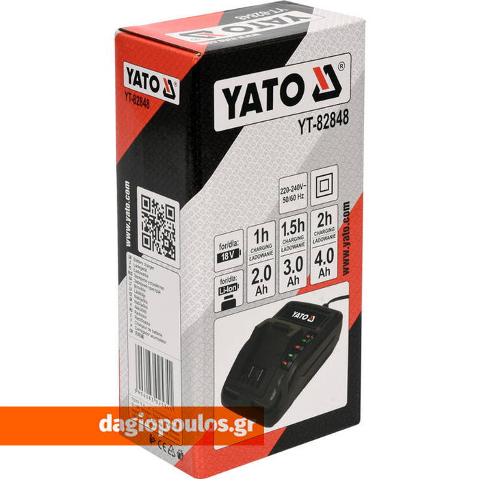 Yato YT-82848 Φορτιστής Li-Ion 18V Dagiopoulos