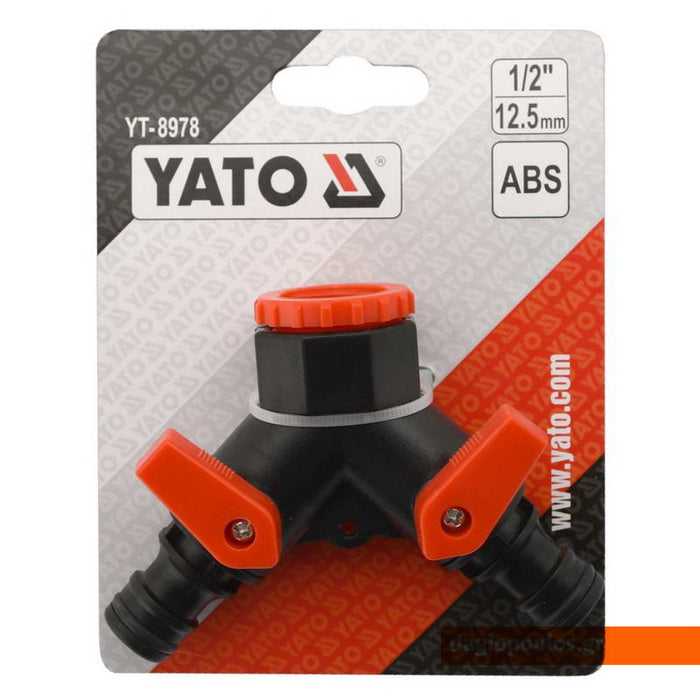 YATO YT-8978 Ταχυσύνδεσμος Λάστιχου Διπλός | Dagiopoulos.gr
