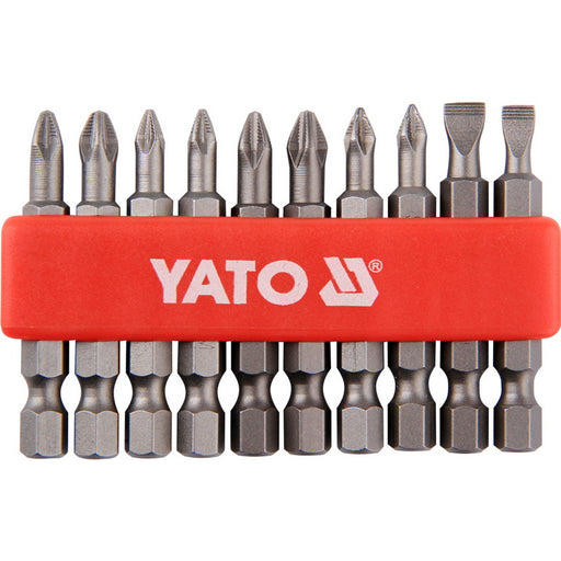 Yato YT-4803 Επαγγελματικές Μύτες 50mm Set 10 Τεμαχίων