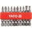 Yato YT-0483 Επαγγελματικές Μύτες 50mm Set 10 Τεμαχίων | Dagiopoulos.gr