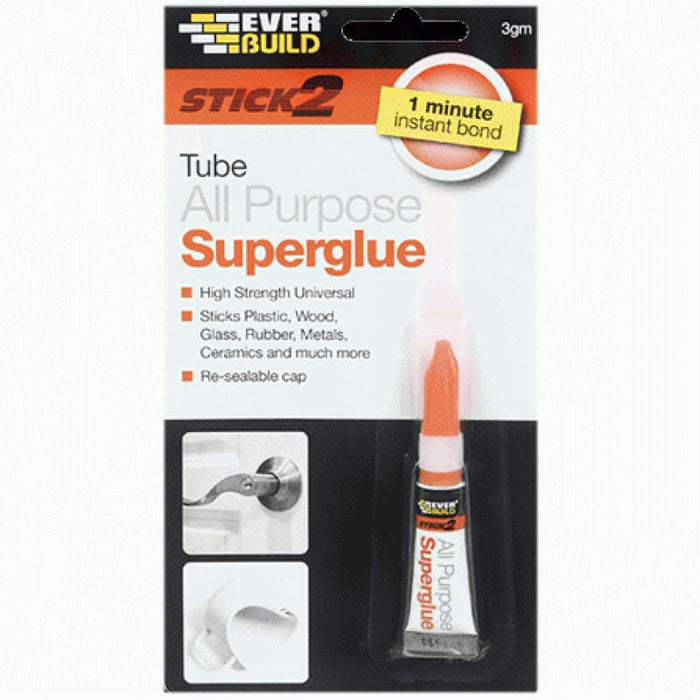 EverBuild Stick 2 All Purpose Superglue Tube