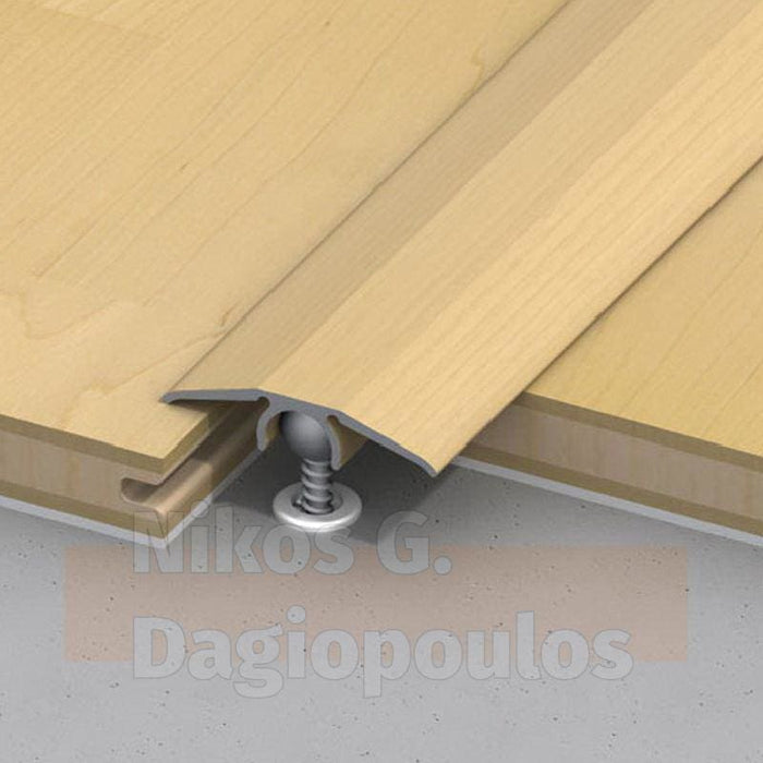 Προφίλ κάλυψης clipstech 33mm αλουμίνιο απομίμηση ξύλου | Dagiopoulos.gr