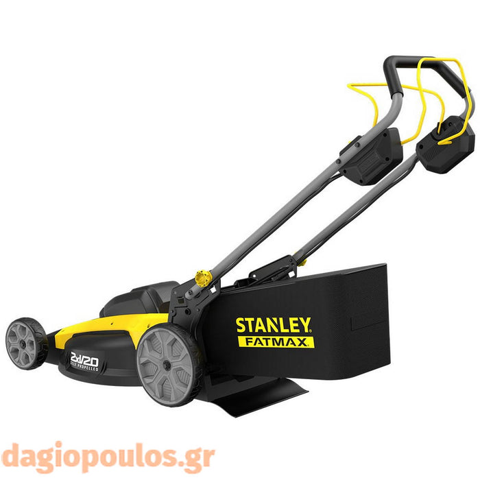 Stanley SFMCMWS251M V20 Brushless Μηχανή Γκαζόν 36V Με 2 Μπαταρίες 4.0Ah και Φορτιστή | dagiopoulos.gr