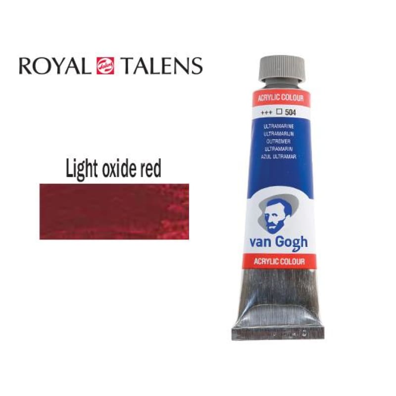 TALENS 40ml V.GOGH LIGHT OXIDE RED