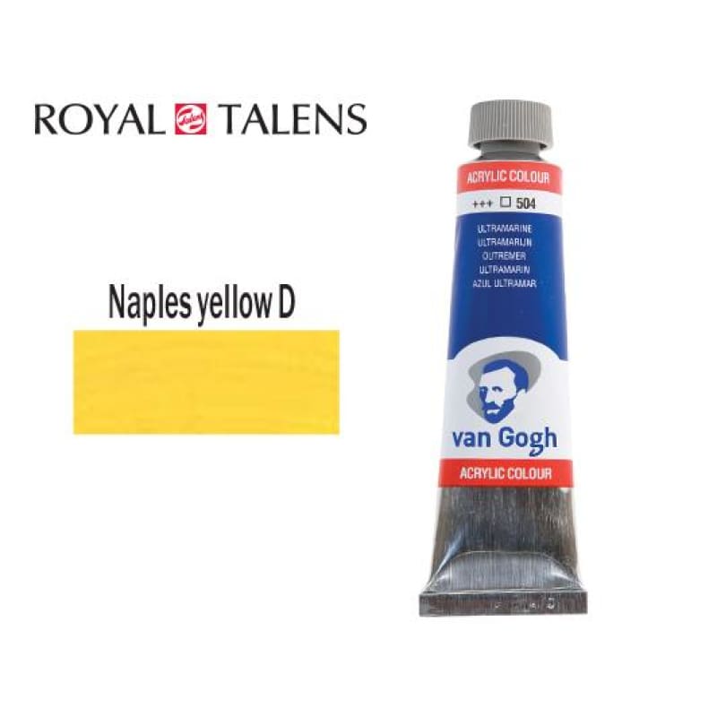 TALENS 40ml V.GOGH NAPLES YELLOW DEEP