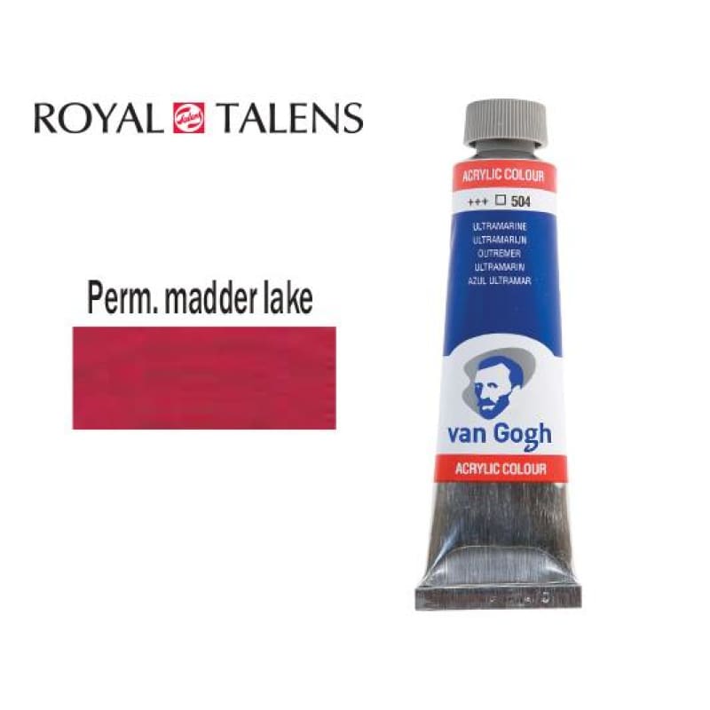 TALENS 40ml V.GOGH PERMANENT MADDER LAKE