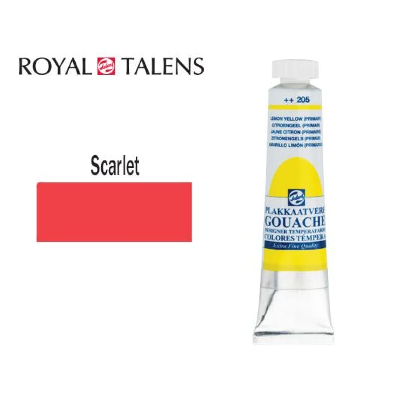 Talens Gouache 334 Scarlet 20ml