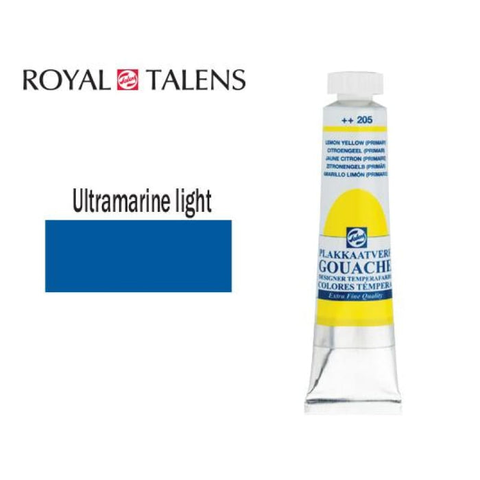 Talens Gouache 505 Light Ultramarine 20ml