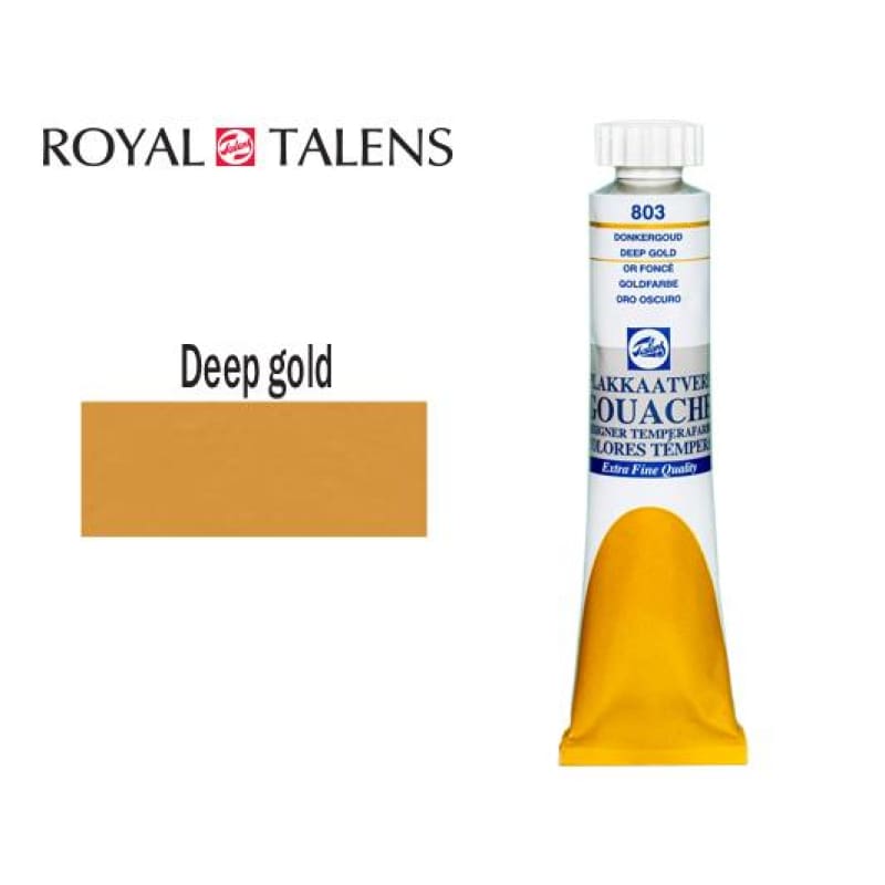 Talens Gouache 803 Gold Deep 20ml