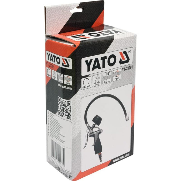 Yato YT-23701 Αερόμετρο - Πιστόλι Μέτρησης & Παροχής Αέρα | Dagiopoulos.gr