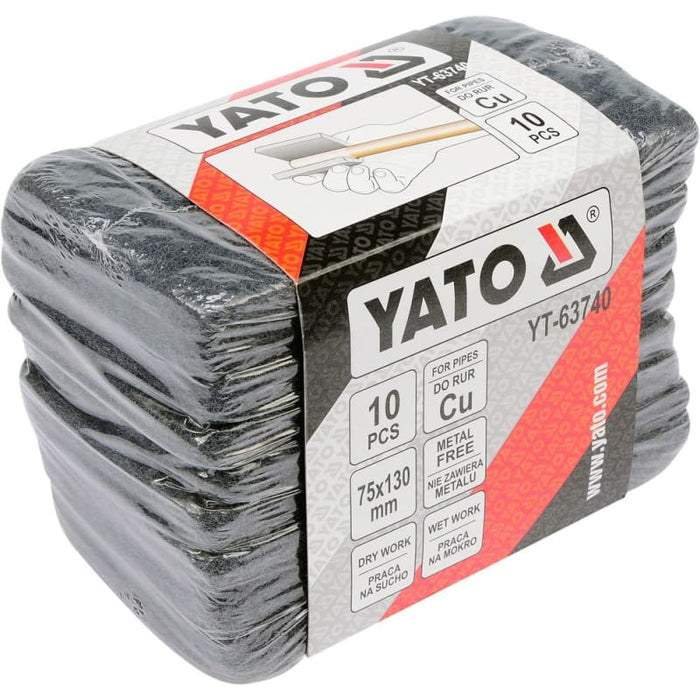 YATO ΥΤ-63740 Σφουγγάρια Κετσές Καθαρισμού 10 Τεμάχια Dagiopoulos.gr