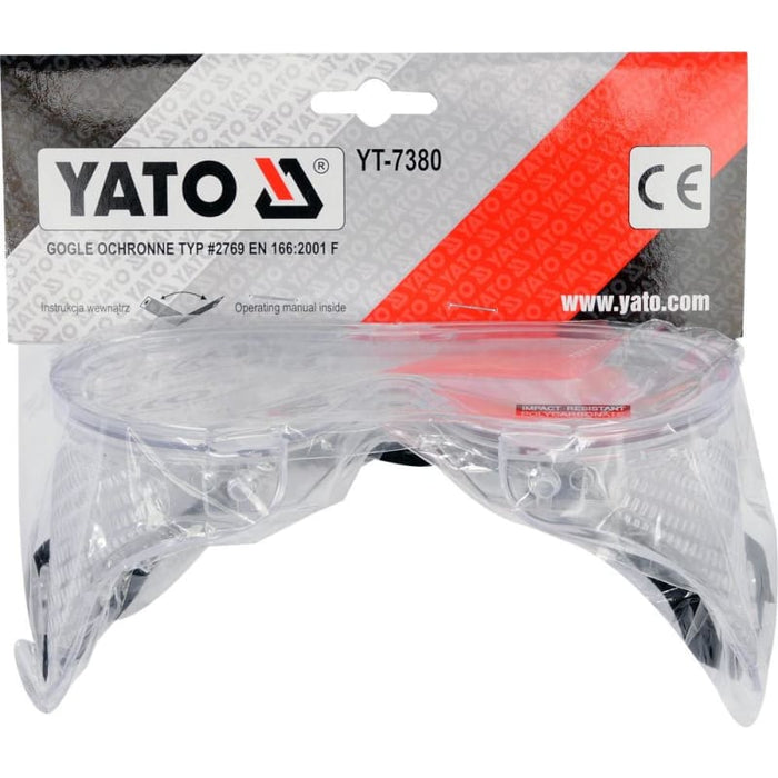 YATO YT-7380 Γυαλιά Προστασίας Εργαζομένων Κλειστού Τύπου Dagiopoulos