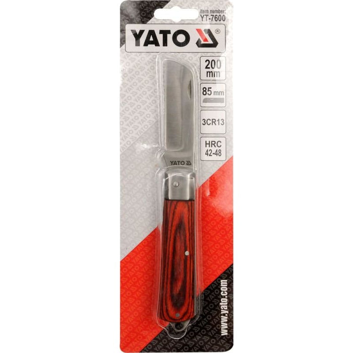 YATO YT-7600 Μαχαίρι Ηλεκτρολόγου Ίσιο Dagiopoulos.gr